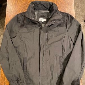 Calvin Klein Dark Gray Rain Jacket w/ Hood